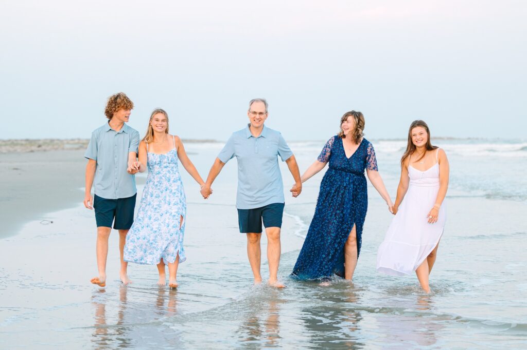 folly beach photographer, family portraits in Charleston, professional family photos